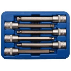 BGS TECHNIC JEU DE DOUILLES À EMBOUTS | 12,5 MM (1/2'') | SIX PANS INTÉRIEURS AVEC TÊTE SPHÉRIQUE 5 - 12 MM | 6 PIÈCES BGS 4258