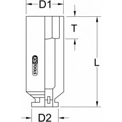 KSTOOLS KS Tools 1/2 Hex Power Socket. Long. 13mm 515111 5 KSTOOLS KS Tools 1/2 Hex Power Socket. Long. 13mm 515111 -Clés et douilles Soldes 43924684 2