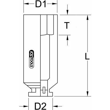 KSTOOLS KS Tools 1/2 Hex Power Socket. Long. 13mm 515111 4 KSTOOLS KS Tools 1/2 Hex Power Socket. Long. 13mm 515111 – Image 2