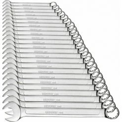 GEDOREred 24 Pièces Métriques Clé Plate-combiné