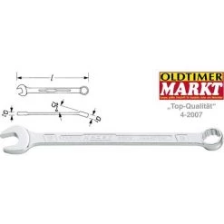 Hazet 600N-5.5 600N Clé Mixte 5.5 Mm