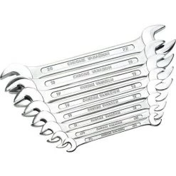 BRÜDER MANNESMANN Brüder Mannesmann M 110-08 DIN Jeu De Clés Plates Doubles 8 Pièces 6 - 22 Mm DIN 3110