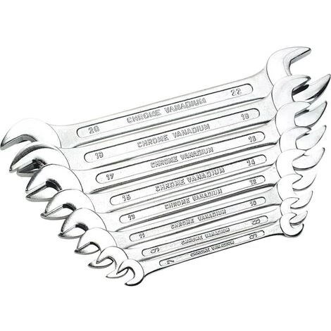 BRÜDER MANNESMANN Brüder Mannesmann M 110-08 DIN Jeu De Clés Plates Doubles 8 Pièces 6 - 22 Mm DIN 3110 3 BRÜDER MANNESMANN Brüder Mannesmann M 110-08 DIN Jeu De Clés Plates Doubles 8 Pièces 6 - 22 Mm DIN 3110