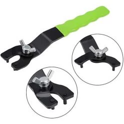 GUAZHUNIFR Clé à Meuleuse D'angle Clé Pour Les Meuleuses Remplacer Les Disques, Clé à Goupille Réglable Pour Meuleuses D'angle, Molette Pour Meuleuse D'angle Guazhuni 3 Pièces -Clés et douilles Soldes 45976270 3