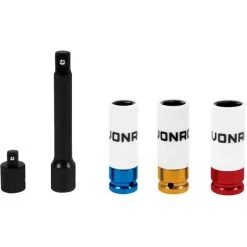 VONROC Clé Dynamométrique ½’’ – 470mm - 28-210Nm- Set De 3 Douilles, Raccord Et Rallonge Inclus 9 VONROC Clé Dynamométrique ½’’ – 470mm - 28-210Nm- Set De 3 Douilles, Raccord Et Rallonge Inclus -Clés et douilles Soldes 46240115 3