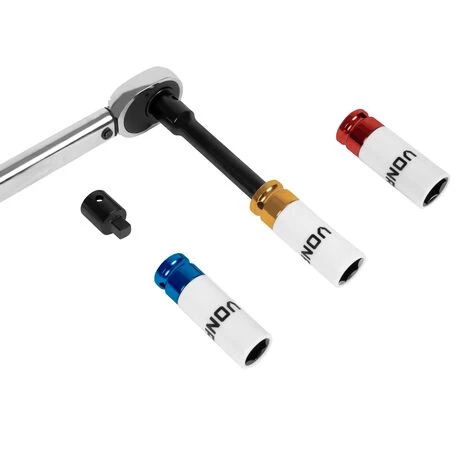 VONROC Clé Dynamométrique ½’’ – 470mm - 28-210Nm- Set De 3 Douilles, Raccord Et Rallonge Inclus 6 VONROC Clé Dynamométrique ½’’ – 470mm - 28-210Nm- Set De 3 Douilles, Raccord Et Rallonge Inclus – Image 4