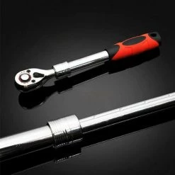 Clé, Jeu De Clés à Douilles Réglables Télescopiques, Clé à Cliquet à Dégagement Rapide Outil à Main Professionnel (1/2 Tête Fixe Télescopique),HANBING -Clés et douilles Soldes 47161219 4