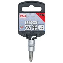 Douille à Embout BGS TECHNIC - 6,3 Mm - Cruciforme PH2 - 2488 -Clés et douilles Soldes 47674106 2