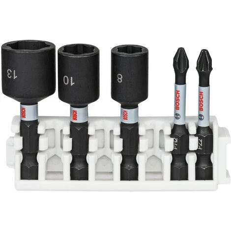 Bosch Packs Pick And Click De Douilles Et D'embouts De Vissage Impact Control 3 Bosch Packs Pick And Click De Douilles Et D'embouts De Vissage Impact Control