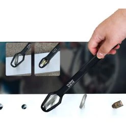 SUN FLOWER Clé à Molette Clé Universelle Clé à Double Face Multifonctionnelle Serre-écrou Clé Auto-serrante En Chrome Vanadium Noire -Clés et douilles Soldes 48215201 3