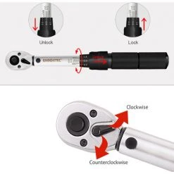 SUPERSELLER Clé Dynamométrique 2-20Nm 1/4 Clé Dynamométrique Préréglée Combinaison D'embouts à Douille 35 En 1 Ensembles Ménagers Trousse à Outils Utilitaire Polyvalente Boîte à Outils Ensembles D'outils à Main Réparation De Vélo, Multicolore -Clés et douilles Soldes 48888718 5