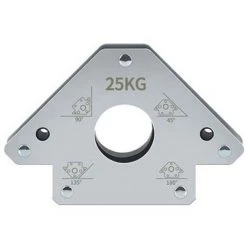 HAPPYSHOPPING 45° 90° 135° 180° Outil Auxiliaire De Soudage électrique Positionneur De Soudage Magnétique Fer à Souder électrique Aimant à Angle Droit Biseau Fixateur Multi-angle, Force D'aspiration 25 Kg - Force D'aspiration 25 Kg
