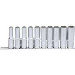KSTOOLS KS TOOLS 1/2" Jeu De Douilles 6 Pans, Longues, 10 Pcs 10-19 Mm