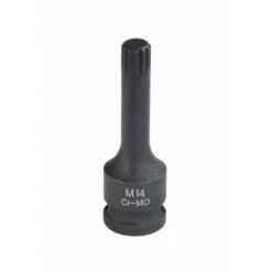 AUTOBEST Douille Longue à Choc XZN M14 - Carré 1/2 75 Mm