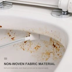 LIFCAUSAL Disposable Toilet Cleaning Brush With 10PCS Refills For Toilet Bowl Cleaning System Window Crevice Brush Cleaning Tools Wet And Dry Dual-Use -Clés et douilles Soldes 51060585 5