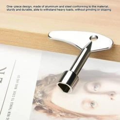 Clé Triangulaire Service Utilitaire Clé De Gaz Ascenseur électrique Porte-clés Serrure 62*57mm Fontainebleau Argent -Clés et douilles Soldes 51177337 4