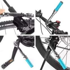 KARTOKNER 15 Pièces Clé Dynamométrique De Vélo 1/4" Couple De 2–14 N.m, Clef Dynamometrique Réglable Pour Vélo / VTT Avec Douilles Hexagonales -Clés et douilles Soldes 51908659 5