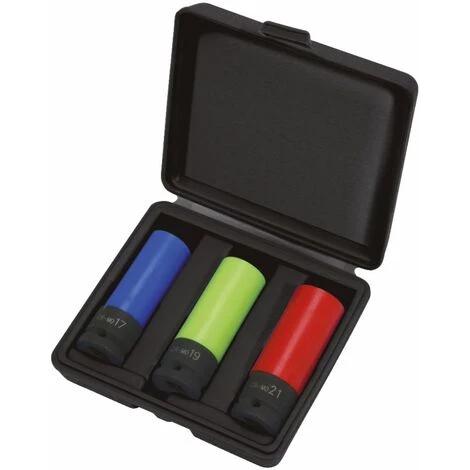 KSTOOLS KS Tools 1/2 Roues En Aluminium Kraft Jeu De Douilles. 3 Pcs. 515,1 4 KSTOOLS KS Tools 1/2 Roues En Aluminium Kraft Jeu De Douilles. 3 Pcs. 515,1 – Image 2