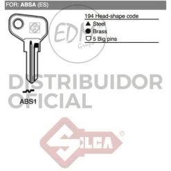 ELEKTRO CLÉ ACIER ABS1 ABSA