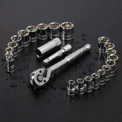 WORKPRO Coffret De Douilles Compact Avec Clé à Cliquet 3/8-inch 24-Pièce 10 WORKPRO Coffret De Douilles Compact Avec Clé à Cliquet 3/8-inch 24-Pièce -Clés et douilles Soldes 53547353 4