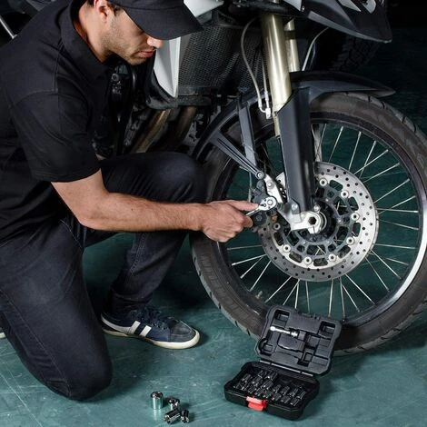 WORKPRO Coffret De Douilles Compact Avec Clé à Cliquet 3/8-inch 24-Pièce 7 WORKPRO Coffret De Douilles Compact Avec Clé à Cliquet 3/8-inch 24-Pièce – Image 5