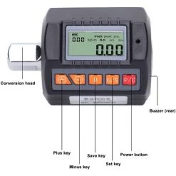 SZYB Adaptateur De Clé De Torsion à Affichage Numérique 13.5-135Nm Jauge Meter 1/2in 3/8in 1/4in Drive -Clés et douilles Soldes 53612457 4