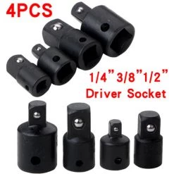 Jeu D'Augmentateurs Et Réducteurs Adaptateur à Cliquet Adaptateurs Réducteurs Pour Douilles Et Embouts Triomphe 4pcs 1/2" 1/4" 3/8" Pillote 11 Jeu D'Augmentateurs Et Réducteurs Adaptateur à Cliquet Adaptateurs Réducteurs Pour Douilles Et Embouts Triomphe 4pcs 1/2" 1/4" 3/8" Pillote -Clés et douilles Soldes 54060736 5