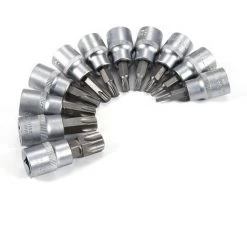 WYCTIN Hofuton Coffret 34 Pièces Douilles Et Embouts Torx Femelle Et Mâle En Acier Chrome Vanadium Bleu -Clés et douilles Soldes 54809141 5