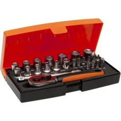 Coffret Cliquet Professionnel 1/4 25 Pièces Bahco SL25 -Clés et douilles Soldes 5500821 3
