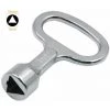 GUAZHUNIFR Clé Triangulaire En Métal Clé De La Boîte Du Compteur Clé Triangle à Douille Argent ，Clé Pour Armoires De Distribution Triangle 10 Mm，Guazhuni