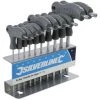 SILVERLINE JEU DE 10 CLES POIGNEES TORX DE T9,T10, T15, T20, T25, T27, T30, T40, T45 Et T50