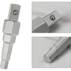 Clé à Fourche Pour Radiateur 1/2" - Tête Carrée - Outil Manuel Multifonction - Fournitures De Maison - Pour La Plupart Des Valves De Radiateur Domestiques - 10 à 21 Mm，Starlight -Clés et douilles Soldes 55737358 5