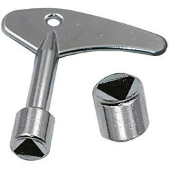 Fei Yu Lot De 2 Clés Triangulaires De 9 Mm Avec Interrupteur à Clé Triangulaire Pour Ascenseur électrique à Gaz D'urgence