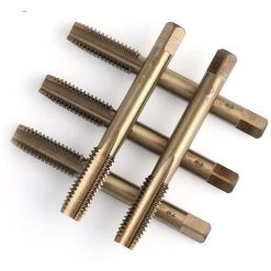 LUCKY-88 Taraudage De Fil à Grande Vitesse Taraudage De Fil De Machine Au Cobalt Taraud Cannelé Droit (M12) -Clés et douilles Soldes 56331788 3