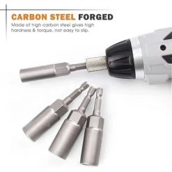 Cisea Jeu De Forets De Tournevis Magnétiques Pour écrous - 14pcs 6-19mm Jeu De Tournevis Pour écrous à Douille Hexagonale Forets Magnétiques Kits D'outils à Main électriques Pour Perceuses Tournevis Magnéti -Clés et douilles Soldes 57162453 4
