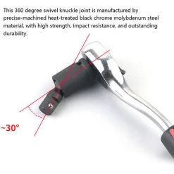 SUPERSELLER Clé à Pipe Clé à Chocs Pneumatique à Articulation Pivotante à 360 Degrés Adaptateur De Prise Oscillante Ménage Automobile Et Moto Réparation Entretien Outil à Main Accessoire 1/2 Pouce 3/8 Pouce 1/4 Pouce En Option - Demi-pouce 9 SUPERSELLER Clé à Pipe Clé à Chocs Pneumatique à Articulation Pivotante à 360 Degrés Adaptateur De Prise Oscillante Ménage Automobile Et Moto Réparation Entretien Outil à Main Accessoire 1/2 Pouce 3/8 Pouce 1/4 Pouce En Option - Demi-pouce -Clés et douilles Soldes 57332419 3