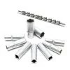 WILTEC JEU DE 9 DOUILLES 6 PANS LONGUES METRIQUES SUR RAIL De 10 à 24 Mm