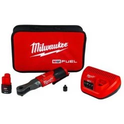 Clé à Cliquet Milwaukee M12FIR38-201B FUEL™ (1 X 2,0 Ah C12C Sac)
