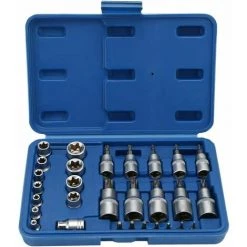 Cisea Coffret Douille Torx Femelle Mâle T8-T55 Embout Avec Boîte