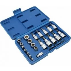 Cisea Coffret Douille Torx Femelle Mâle T8-T55 Embout Avec Boîte -Clés et douilles Soldes 57629426 4