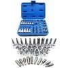 ABCRITAL 34 Pièces Coffret De Douille Torx, Douille Pour Vis Torx Mâles Et Femelles /Clé Douille Intérieur Extérieur 3/8" E4-E20 T10-T55, 5/16"T10-T60 -Clés et douilles Soldes 58034907 1