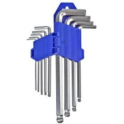 CHANCEY Clefs Allen Males Longues Pour Vélos Clés à Embout Sphérique,SEMAket,bleu,1 Jeu De 9 Pièces 9 CHANCEY Clefs Allen Males Longues Pour Vélos Clés à Embout Sphérique,SEMAket,bleu,1 Jeu De 9 Pièces -Clés et douilles Soldes 58064438 3