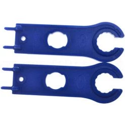 CHANCEY Lot De 2 Clés à Cliquet MC4 Durables Pour Montage De Panneaux Solaires PV Bleu Jiont Portable Et Utile,SEMAket,bleu -Clés et douilles Soldes 58334724 5