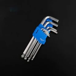 CATHERINE Jeu Clés Allen Mâles Longues Mm. 9 Clés 6 Pans Pour Vélo, Auto, Meubles. Lungueur De 7,6 à 17 Cm -Clés et douilles Soldes 59487524 3