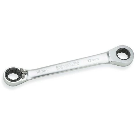 DOGHER 455-08-10 CLÉ À CLIQUET CrV REV OFFSET 15º 8X10 3 DOGHER 455-08-10 CLÉ À CLIQUET CrV REV OFFSET 15º 8X10