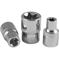 JBM 13273 1/2" DOUILLE TORX PETIT E20, CHROME