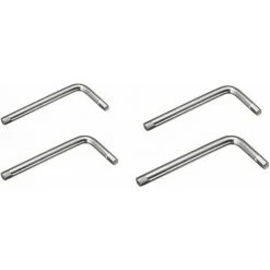 CYCLINGCOLORS Jeu De 4x Clé Allen : 1x 3mm + 1x 4mm + 1x 5mm + 1x 6mm Acier Meuble Clef 6 Pans Creux CHC M6 Hexagonale