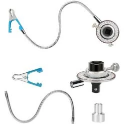 GRID COOL Couple à Angle Réglable 1/2" Couplemètre, Réglage à 360°, Avec Bras Flexible De 16", Aimant Puissant 1 Paquet