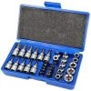 OOBEST Clés à Douille Torx Clés à Douille 34 Pcs Embout -Clés et douilles Soldes 6337402 1