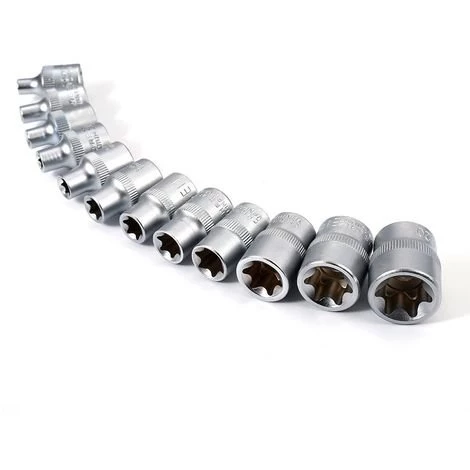 OOBEST Clés à Douille Torx Clés à Douille 34 Pcs Embout 5 OOBEST Clés à Douille Torx Clés à Douille 34 Pcs Embout – Image 3